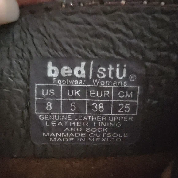 BED|STU Distressed Brown Heeled Boots In A Size 9* - Picture 11 of 11